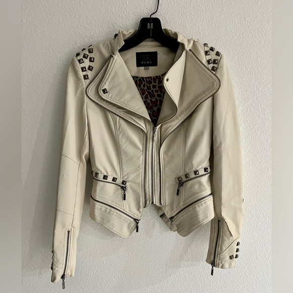 TCEC Riveted Faux Leather Jacket - Picture 16 of 16